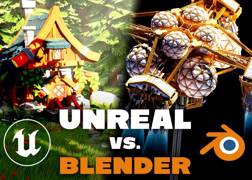 Unreal Engine VS Blender bagus yang mana ?