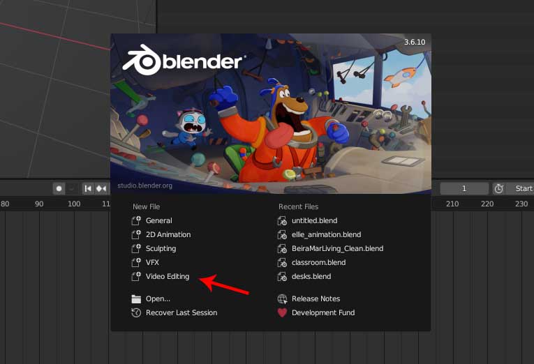 Cara edit video tiktok pake software Blender
