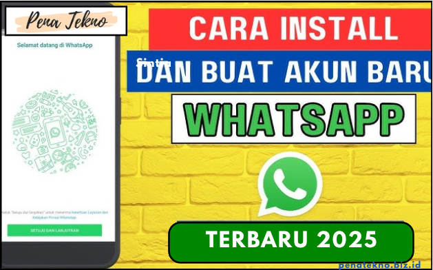 Langkah-langkah Menginstal WhatsApp di HP Baru
