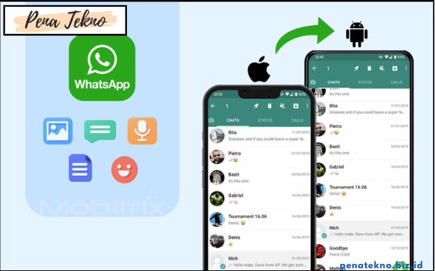 Memindahkan WhatsApp dari iPhone ke Android