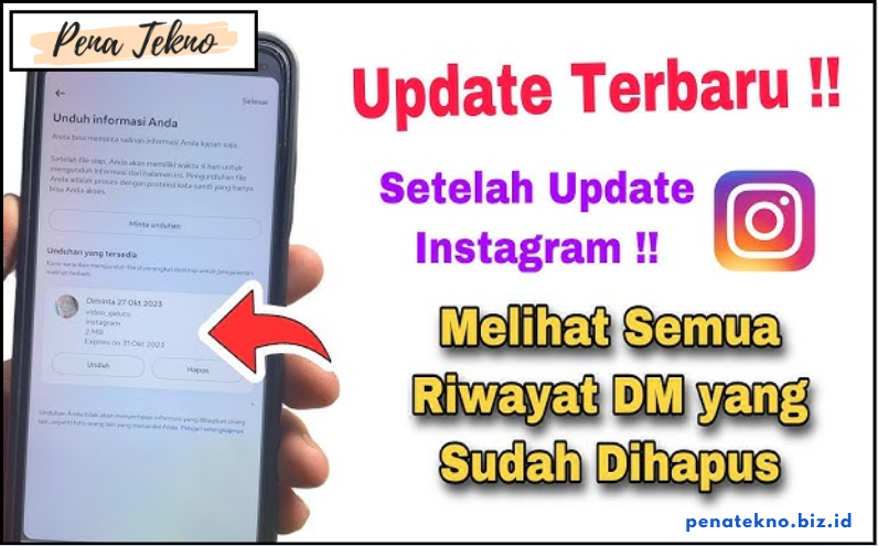 Mengembalikan DM IG Yang Dihapus Di Android