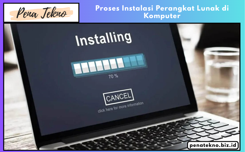 Proses Instalasi Perangkat Lunak di Komputer